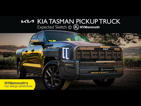 KIA TASMAN PICKUP TRUCK - This is an attractive pickup truck that American enthusiasts will love