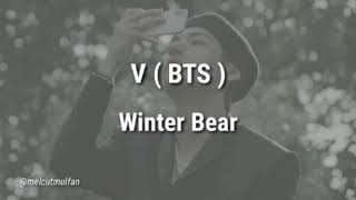 V BTS - WINTER BEAR  ( Lirik dan Terjemah | Sub Indo )