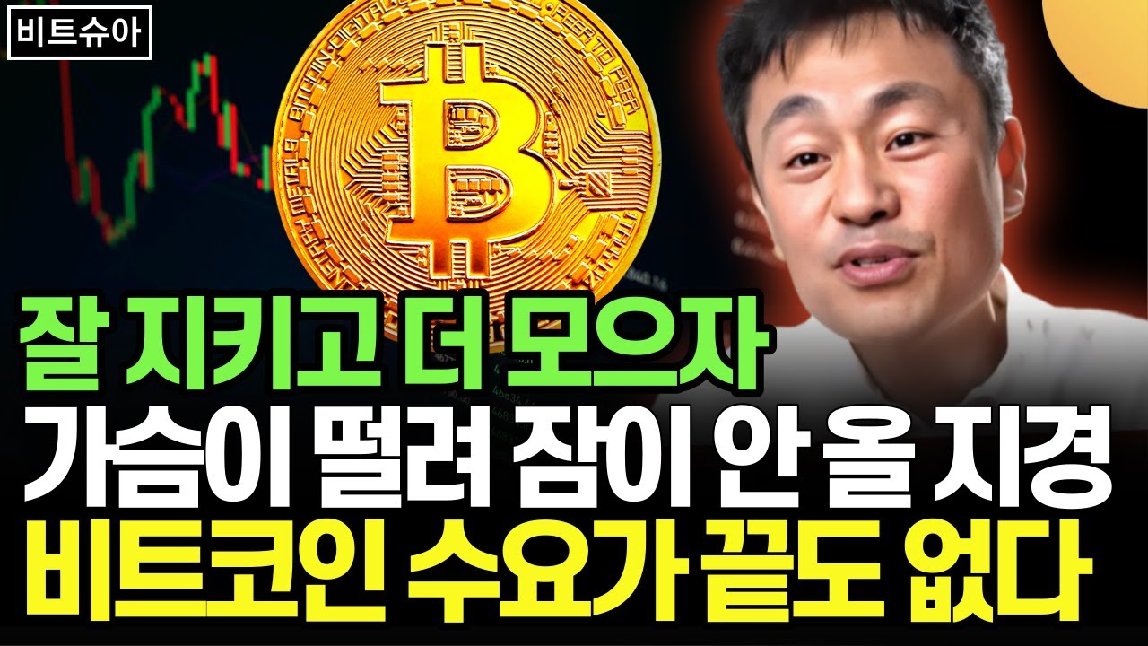 비트코인 잘 지키고 더 모으자. 가슴이 떨려 잠이 안 올 지경. 비트코인 수요가 끝도 없다 (비트슈아 / 2부)