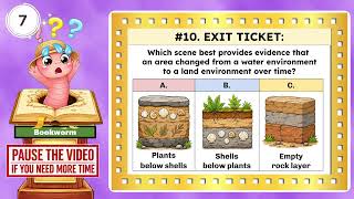 NGSS 4th Grade - Earth Science: 4-ESS1-1 Patterns in Rock Formations and Fossils in Rock Layers