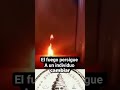 El fuego persigue a un individuo 👁️ #misterio #terror #teorias