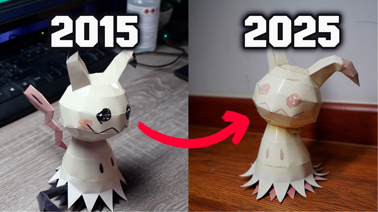 Papercraft Maris Roa ¿Sobrevivieron mis papercrafts después de 10 años? - YouTube