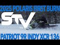 2025 polaris indy 9r xcr 136 first burn