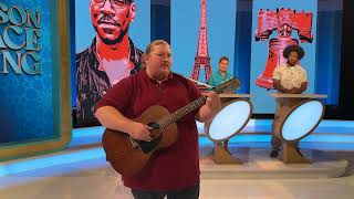 Our Contestant Plays His Original Song Behind The Scenes At The Person Place Or Thing Game Show
