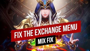 FIX EXCHANGE MENU - MU Origin 2