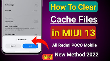 Clear Cached Data Option Missing In MIUI 13 ?  How To Clear Cache In Redmi MIUI 13 Now
