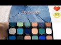 5 EYELOOKS!! Revolution Forever Flawless Ice Palette [Blue Blood dupe]