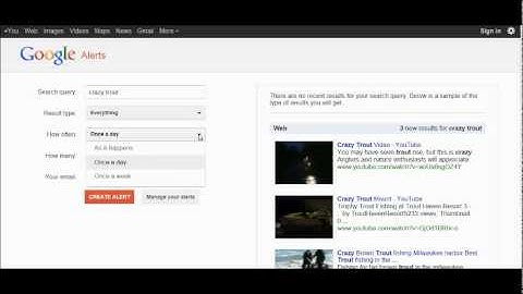 How to Set up Google Alerts