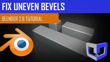 Switching From Maya to Blender 2.8 - Fixing Uneven Bevels