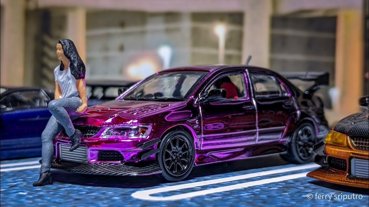 MITSUBISHI リアル Finally they upgrade this model!! CM Model Mitsubishi Lancer