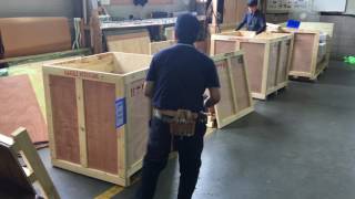 Wooden Crates Packing with Nail Gun 2