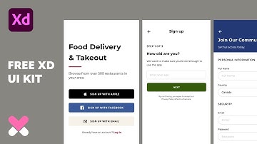Design & Prototype: Sign Up Form in Adobe XD | XO PIXEL