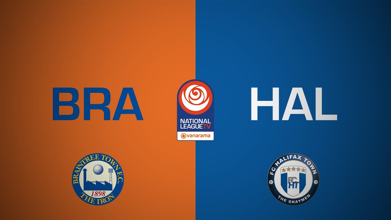 BRAINTREE TOWN 1-0 FC HALIFAX TOWN | National League highlights | 24th ...