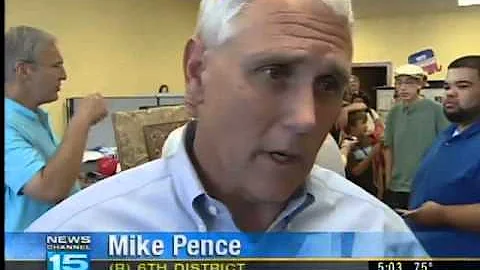 Mike Pence rallies for Paula Hughes