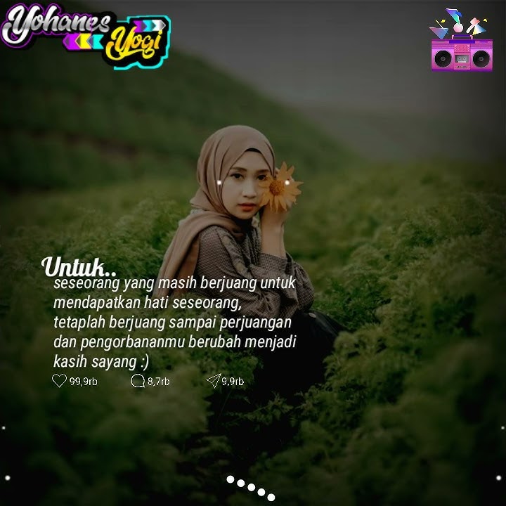 Story wa literasi kekinian 30 detik||DJ Ada Aku Disini