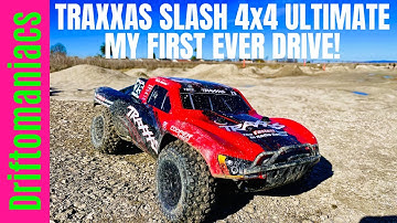 Traxxas Slash 4x4 Ultimate - My First Ever Drive!