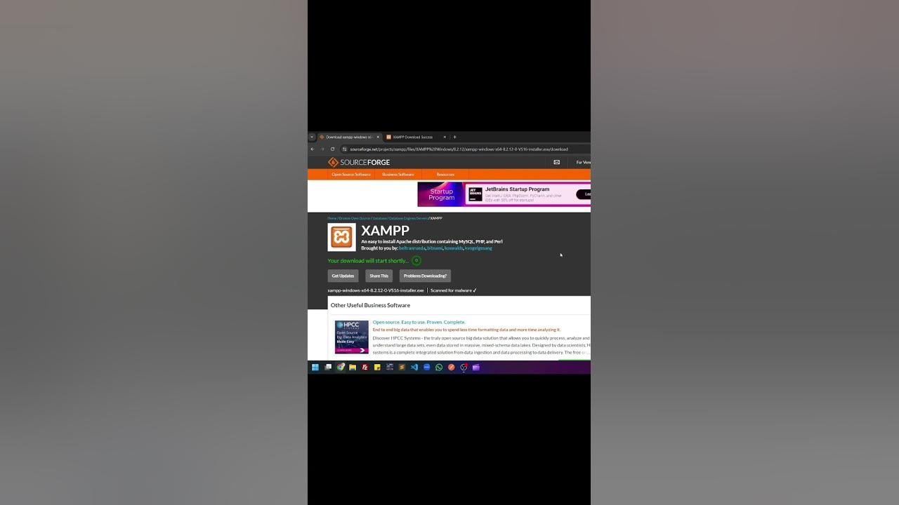 How to install xampp 8 2 12 php 8 2 12 on windows 11 xampp tutorial
