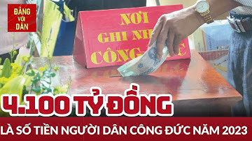 Thu 4.100 tỷ đồng tiền công đức trong năm 2023 | Tin tức KINH TẾ, XÃ HỘI