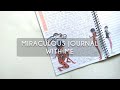 miraculous ladybug 🐞 journal with me + opening of notebooks | marinette/ladybug spread