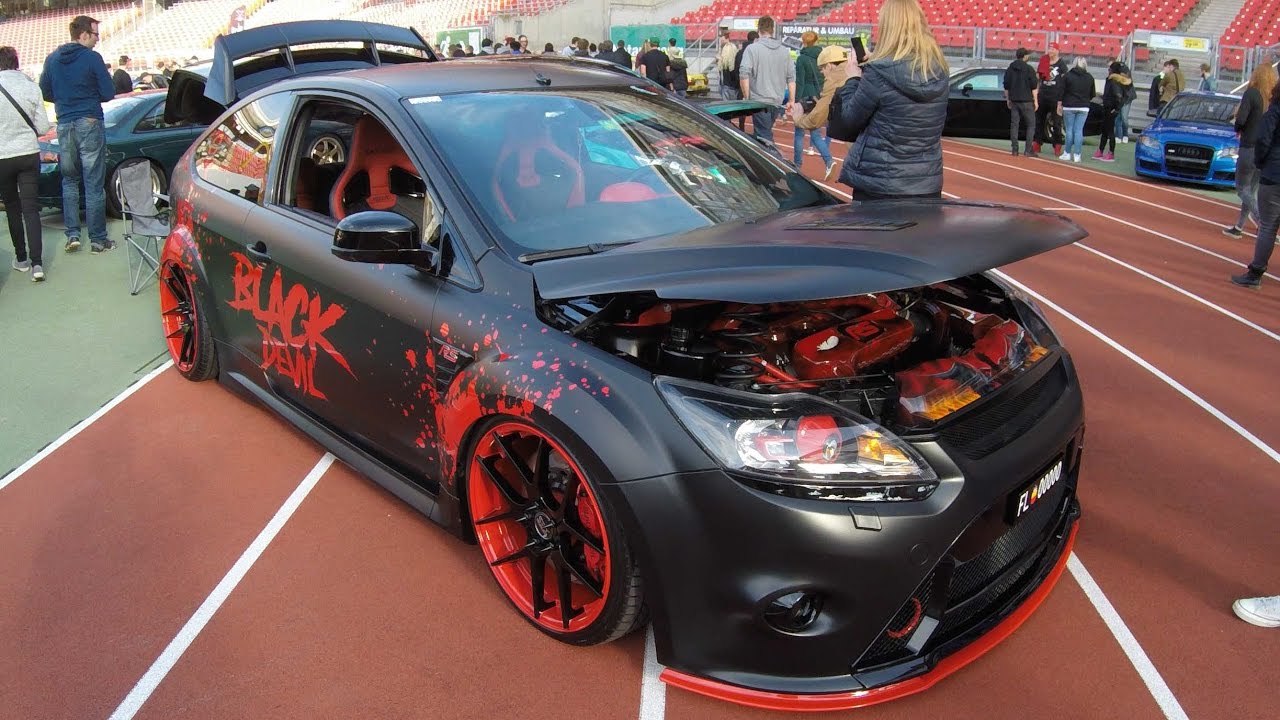 Ford Focus Rs Black Devil Tuning Sex Wheels Show Car Walkaround Interior