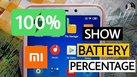 MI 5a battery percentage show | Redmi 5a battery percentage | Bivu