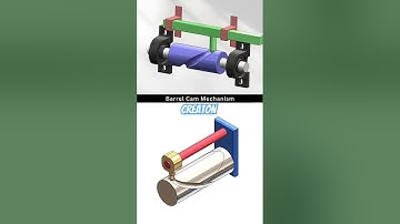 Barrel Cam Mechanism: A 3D Simulation in SolidWorks