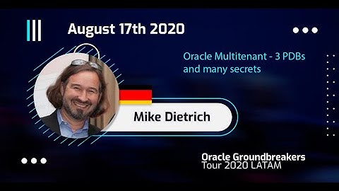 Mike Dietrich - Oracle Multitenant - 3 PDBs and manysecrets