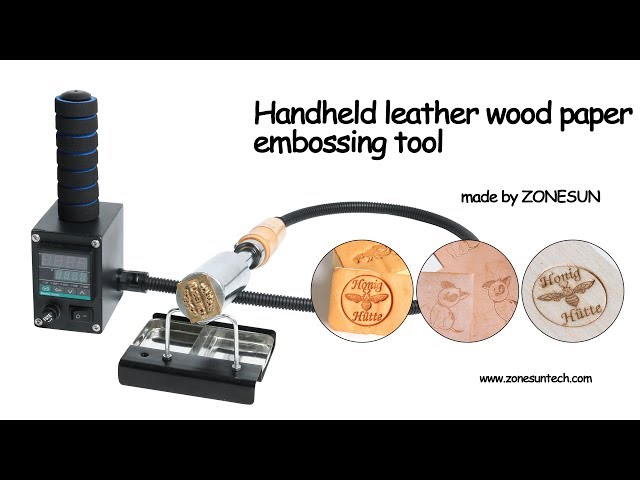 Handheld leather wood paper embossing tool hot stamping machine emboss –  ZONESUN TECHNOLOGY LIMITED