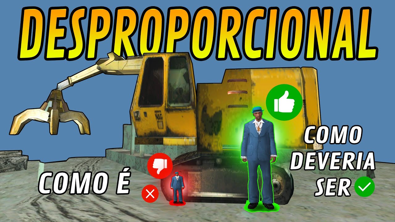 AS PROPORÇÕES ERRADAS DO GTA SAN ANDREAS