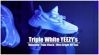 yeezy boost 350 v2 cream white uv light