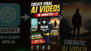 Create Viral AI Videos with ChatGPT + Gemini 🔥 #viral #explore