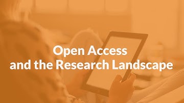 Open Access and the Research Landscape