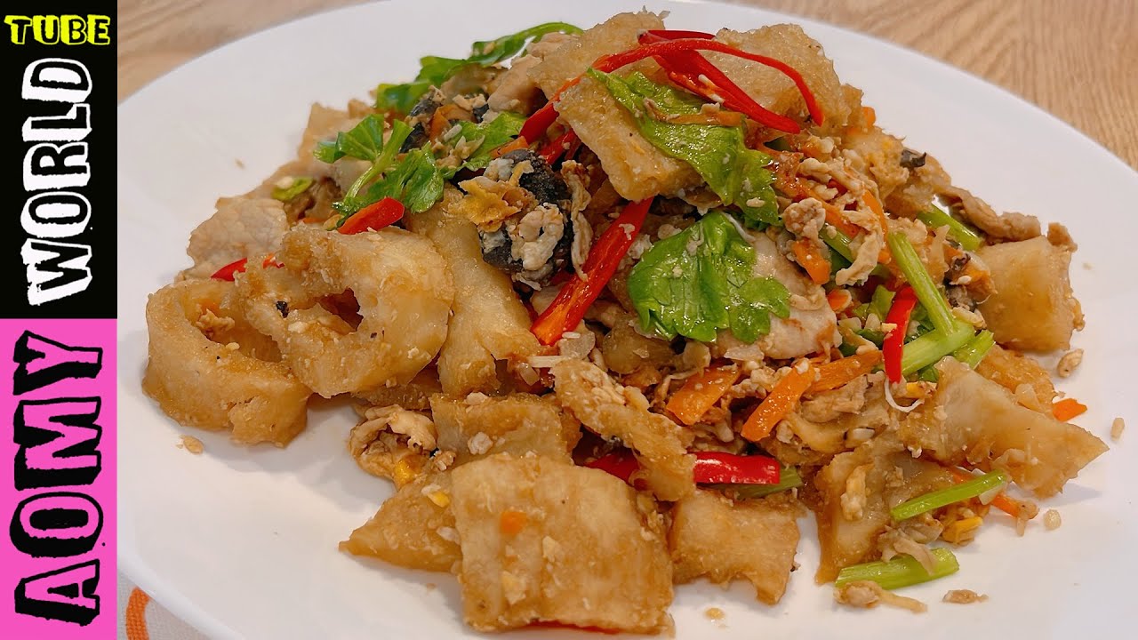Homemade Stir Fried Fish Maw Recipe YouTube Homemade Stir Fried Fish Maw Recipe YouTube