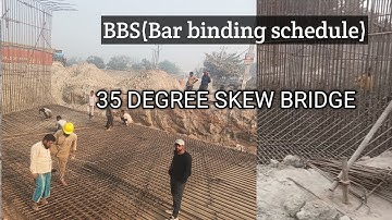 Bar Binding Schedule of Skew Bridge Box culvert|BBS|Reinforcement Binding railway bridge