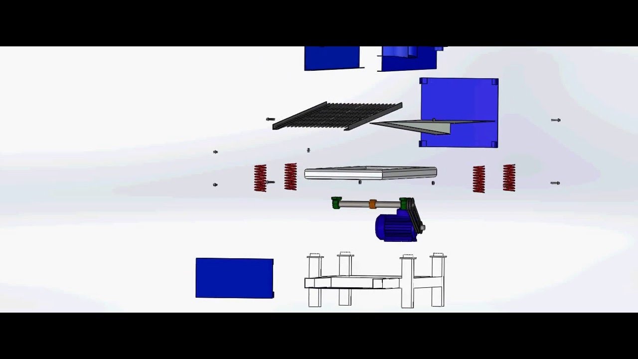Criba vibrante video (SEPARADOR DE SOLIDOS)