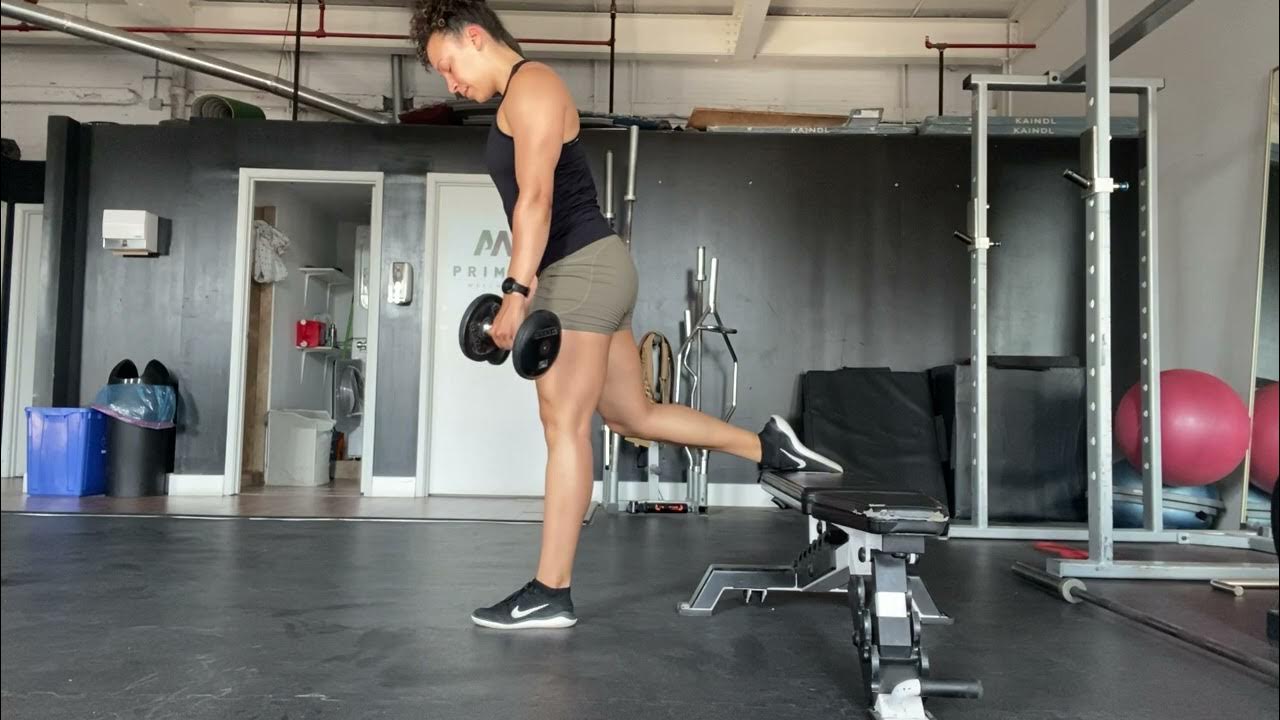 Dumbbells Bulgarian Split Squat YouTube