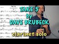 Take five by the dave brubeck quartet clarinet solo