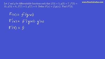 Calculus - Chain Rule - Extra Problem 3