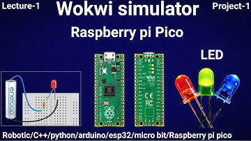 Raspberry Pi Pico LED Control on Wokwi Simulator | Tutorial