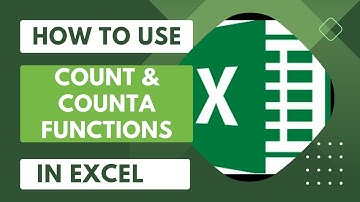 Mastering Excel Functions: COUNT and COUNTA | COUNT vs COUNTA