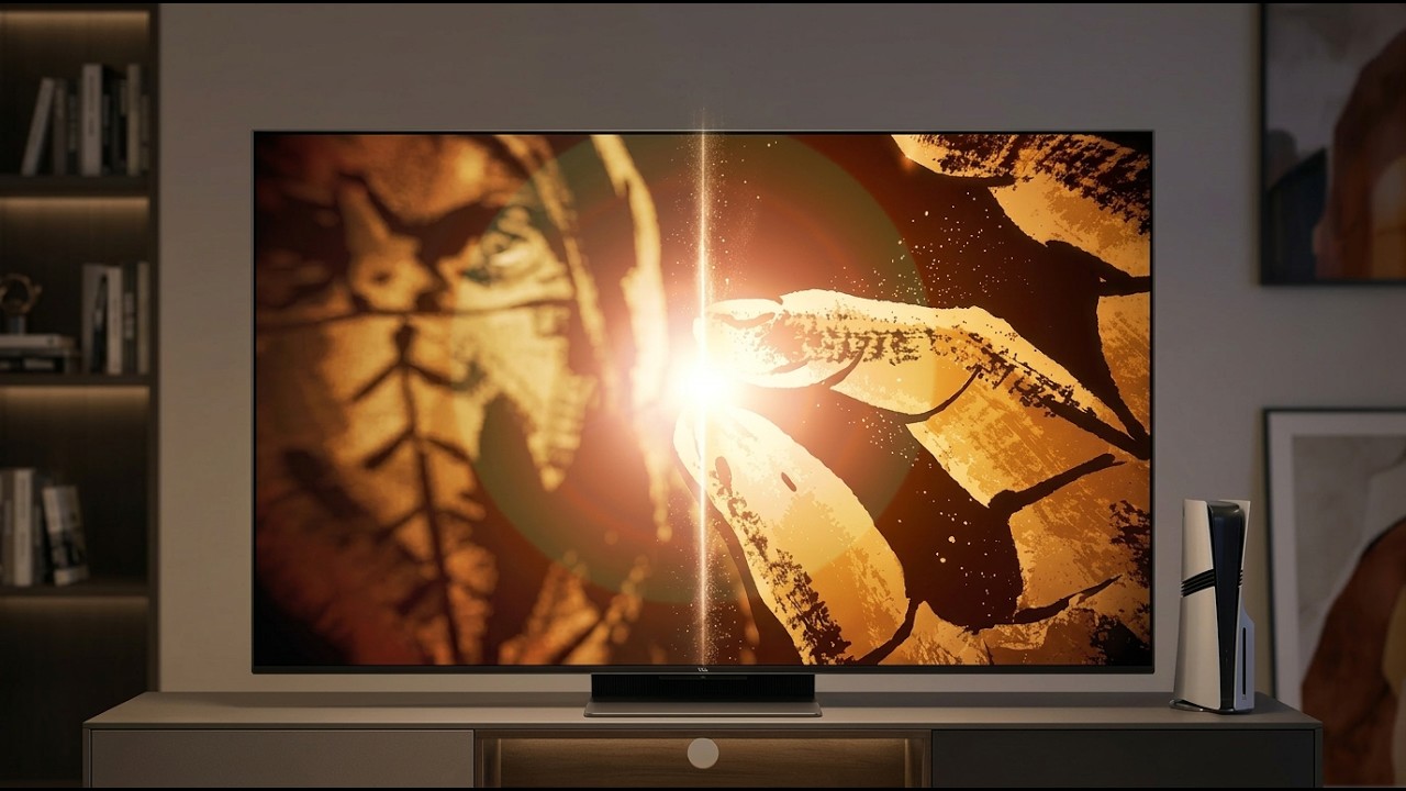 TCL 65QM8K 65 inch QD Mini LED TV + PS5 Pro Test with Atlas Fallen