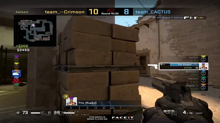 1v5 Deagle Ace. All Headshots. 5 bullets.