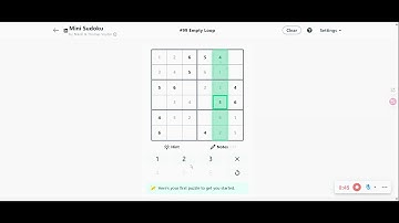 LinkedIn Mini Sudoku Answer Today #99 Empty Loop #sudoku