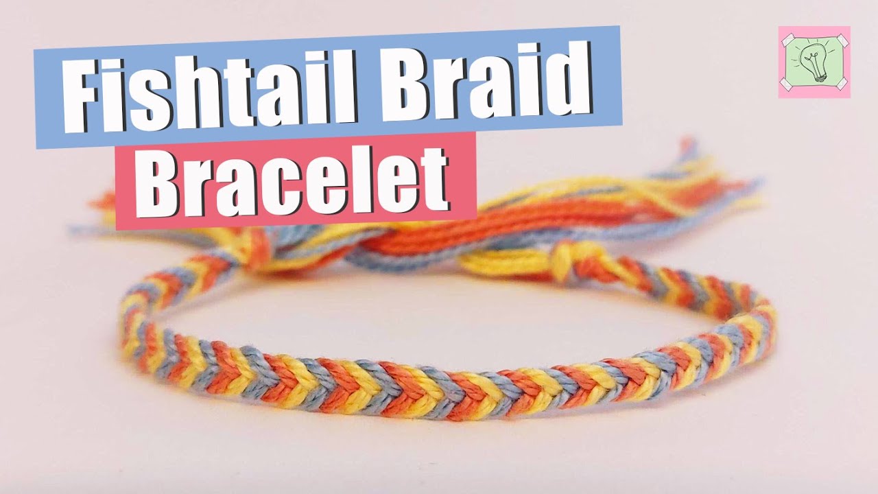 Fabric braided bracelet tutorial - 4 strand braid with fabric scraps