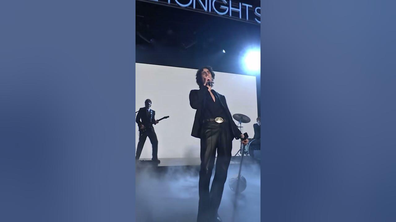 sombr performing back to friends on jimmy fallon #music #upcomingmusician #newmusic