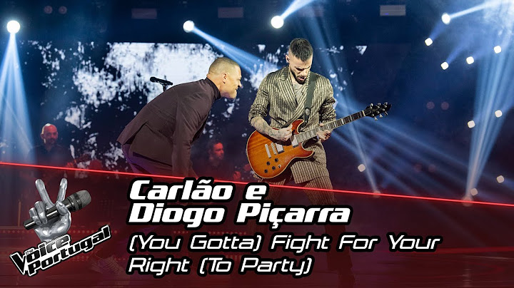 Prova Cega de Carlão e Diogo Piçarra - "Fight For Your Right" | The Voice Portugal