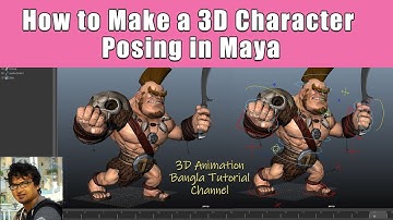 How to Make a 3D Character Posing in Maya