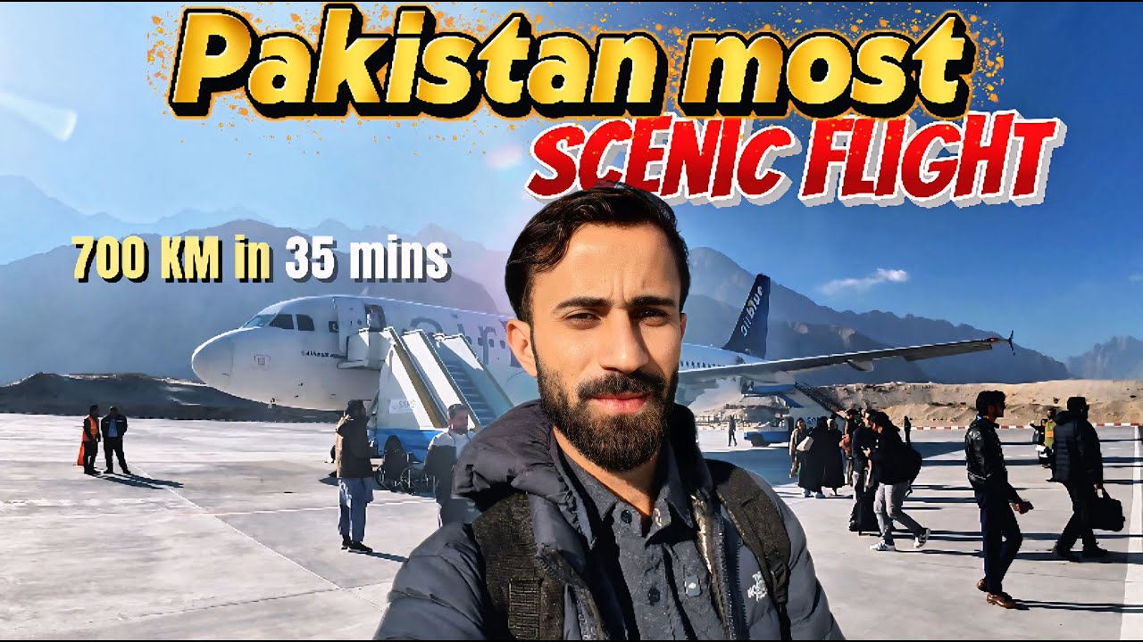 PAKISTAN’S MOST SCENIC FLIGHT ✈️ From Islamabad to Skardu 🇵🇰