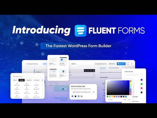 Streamline Your Form-Building Experience with Fluent Forms | The Ultimate WordPress Form Builder class=