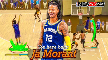 *GAME-BREAKING* Ja Morant Build is UNGUARDABLE in NBA 2K23! Best Build 2k23